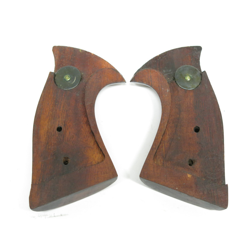 Paire de plaquettes bois  Smith et Wesson  modele K ref 56