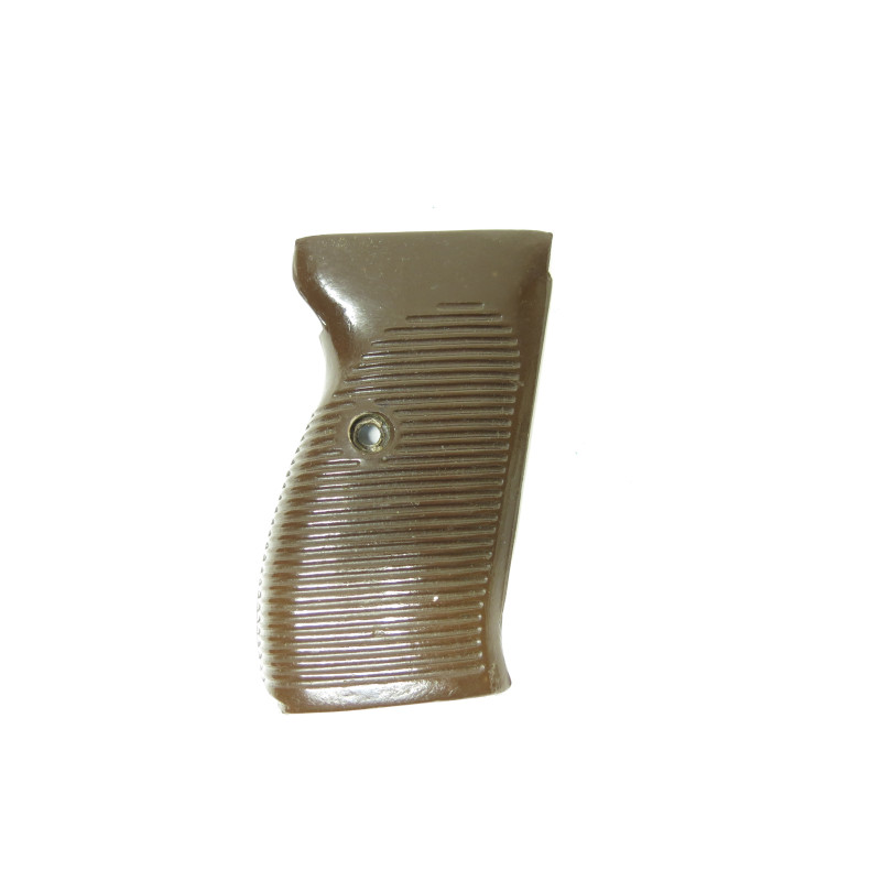 Plaquette droite marron  pour pistolet P38 ref  321