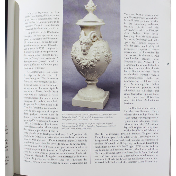 Livre L'aventure céramique de Villeroy et Boch
