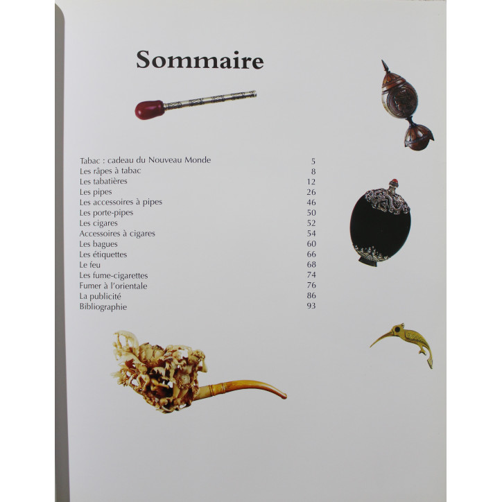 Livre Fumer...Objets de désir - Pipes, tabatières, boîtes, étiquettes...