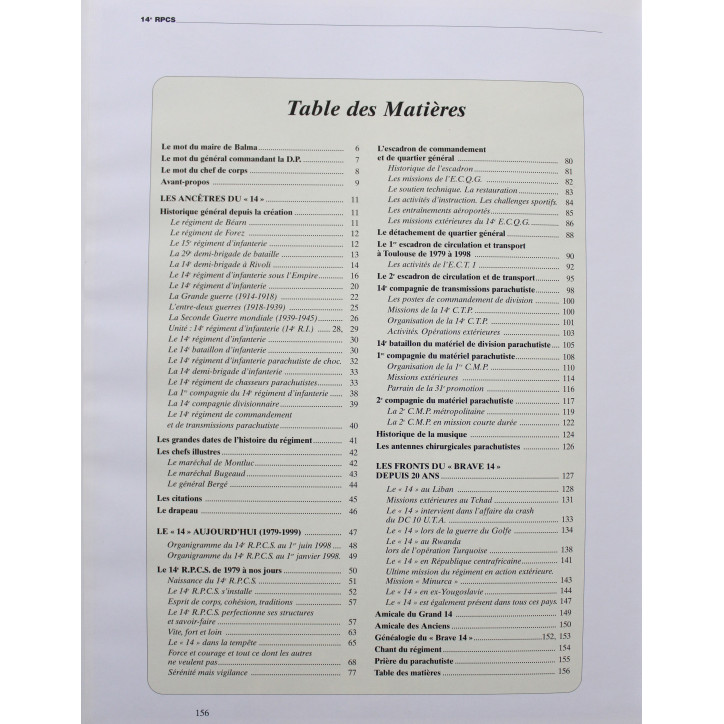 Livre 14e RPCS : Brave 14 - Unis comme au front
