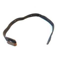 Sangle originale cuir noire arrière de brelage WH Réf 50