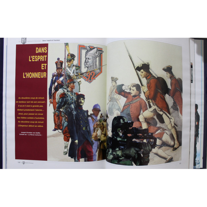 Livre Régiment d'Auvergne de Pierre Dufour