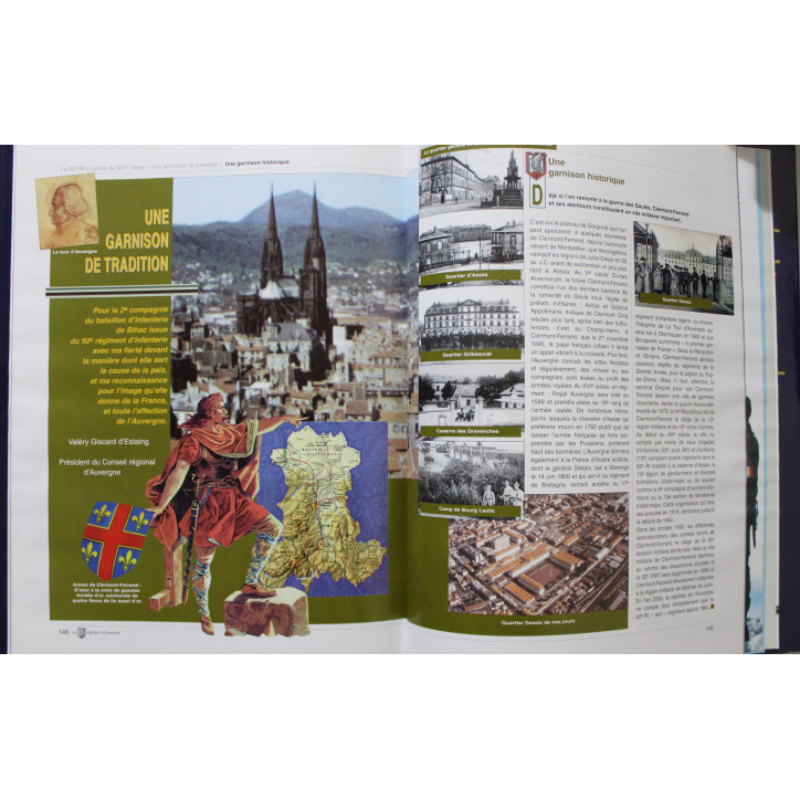 Livre Régiment d'Auvergne de Pierre Dufour