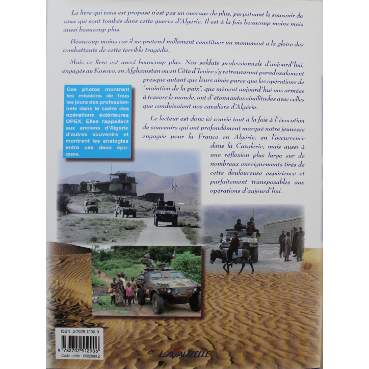 Livre L'Arme Blindée Cavalerie en Algérie 1954-1962 : Retour d'expérience