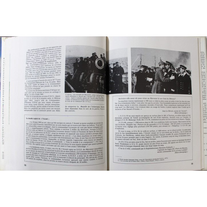 Livre La marine française au combat, 1939-1945, Tome 1 : Des combats de l'Atlantique aux F.N.F.L.