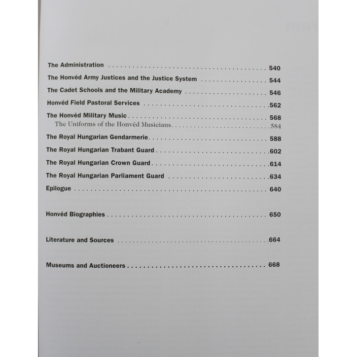 Livre The Hungarian Honved Army: History, uniforms and equipment of the Hungarian Territorial Army from 1868 to 1918