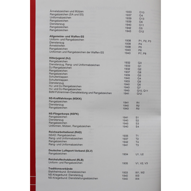 Livre Deutsche Uniformabzeichen 1900-1945 