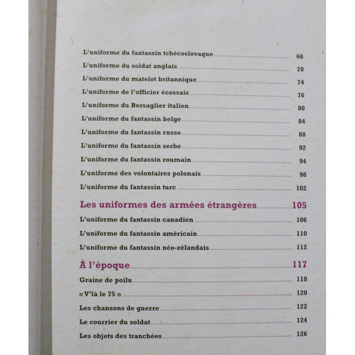 Livre Les Soldats De La Grande Guerre