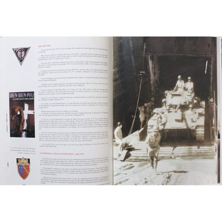 Livre Le RICM, régiment d'infanterie des chars de Marine Aux rendez-vous de la gloire