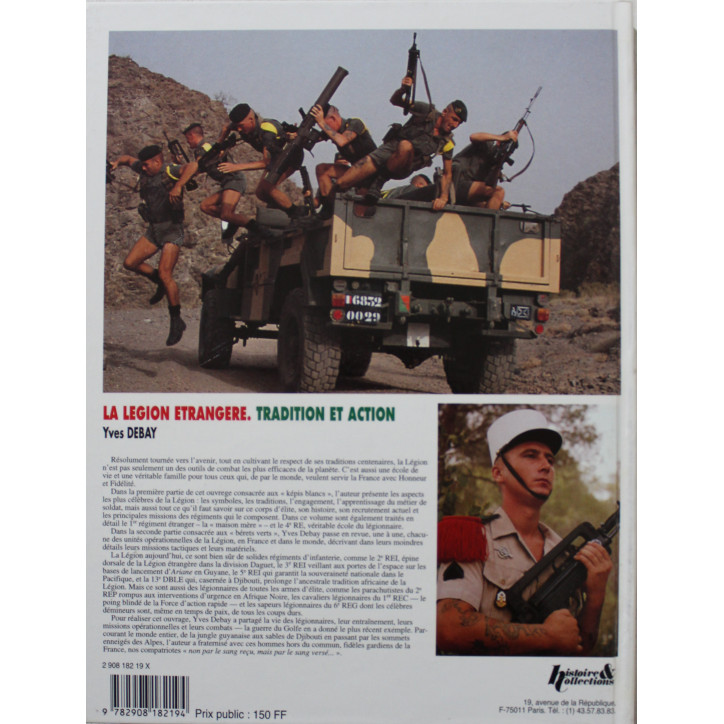 Livre La légion étrangère - Tradition et action de Yves Debay