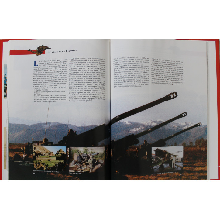 Livre Droit devant 35e régiment d'artillerie parachutiste