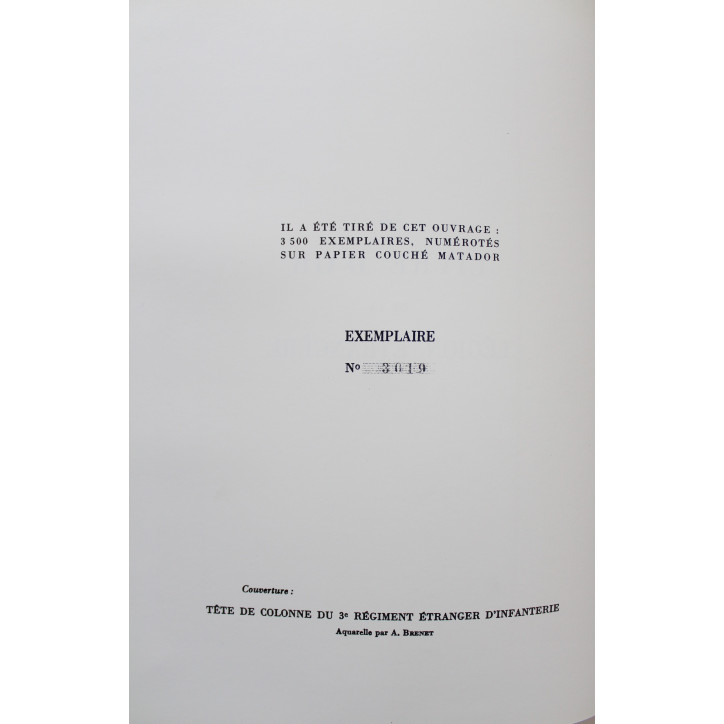 Le livre d'or de la légion étrangère 1831 - 1976 de Brunon Manue et Carles