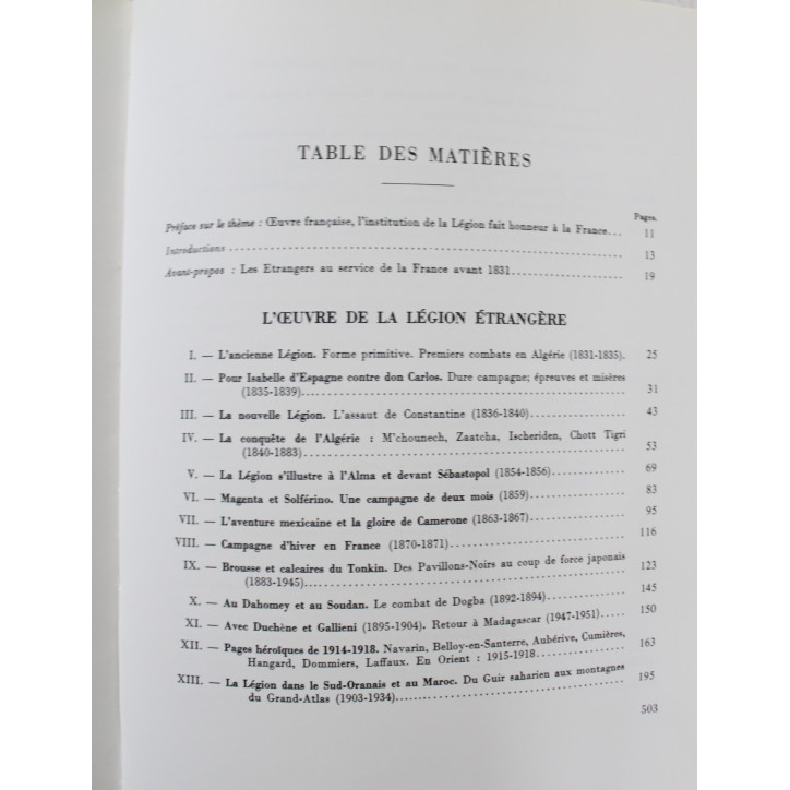 Le livre d'or de la légion étrangère 1831 - 1976 de Brunon Manue et Carles