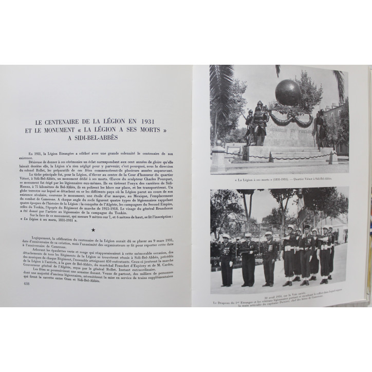 Le livre d'or de la légion étrangère 1831 - 1976 de Brunon Manue et Carles