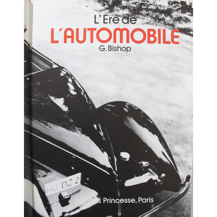Livre L'ère de l'automobile de G. Bishop
