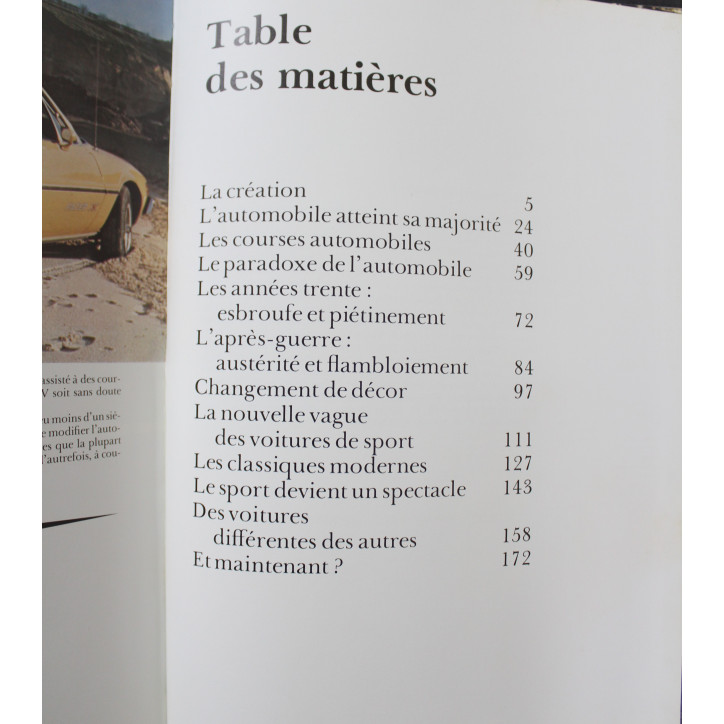 Livre L'ère de l'automobile de G. Bishop