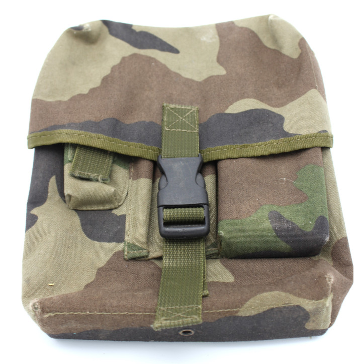 Sacoche en toile étanche camouflée avec clips Alice
