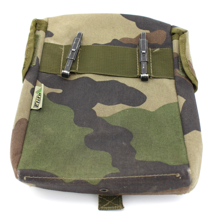Sacoche en toile étanche camouflée avec clips Alice