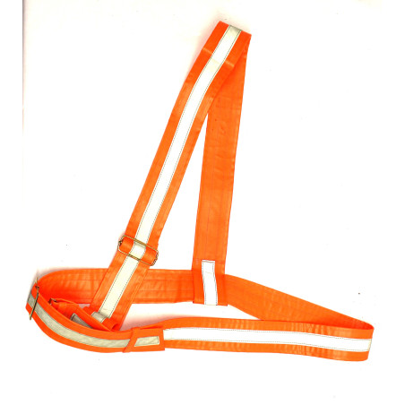 Ensemble ceinture - Bandouliere de la police Suisse réfléchissant (bande grise)