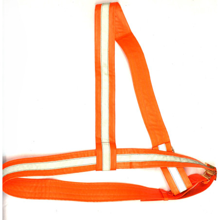 Ensemble ceinture - Bandouliere de la police Suisse réfléchissant (bande grise)