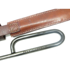 Poignard de trachée Francais clou 1917 avec fourreau cuir