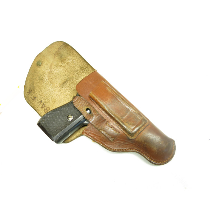 Etui cuir original pistolet CZ 27 Allemand ref 720