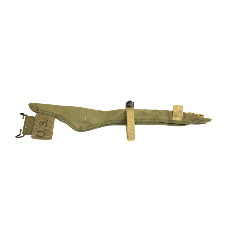 Porte pioche de l'US Army daté 1944 American Canvas MFG. CO.