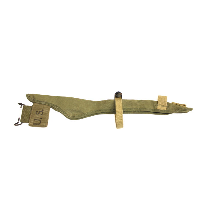 Porte pioche de l'US Army daté 1944 American Canvas MFG. CO.