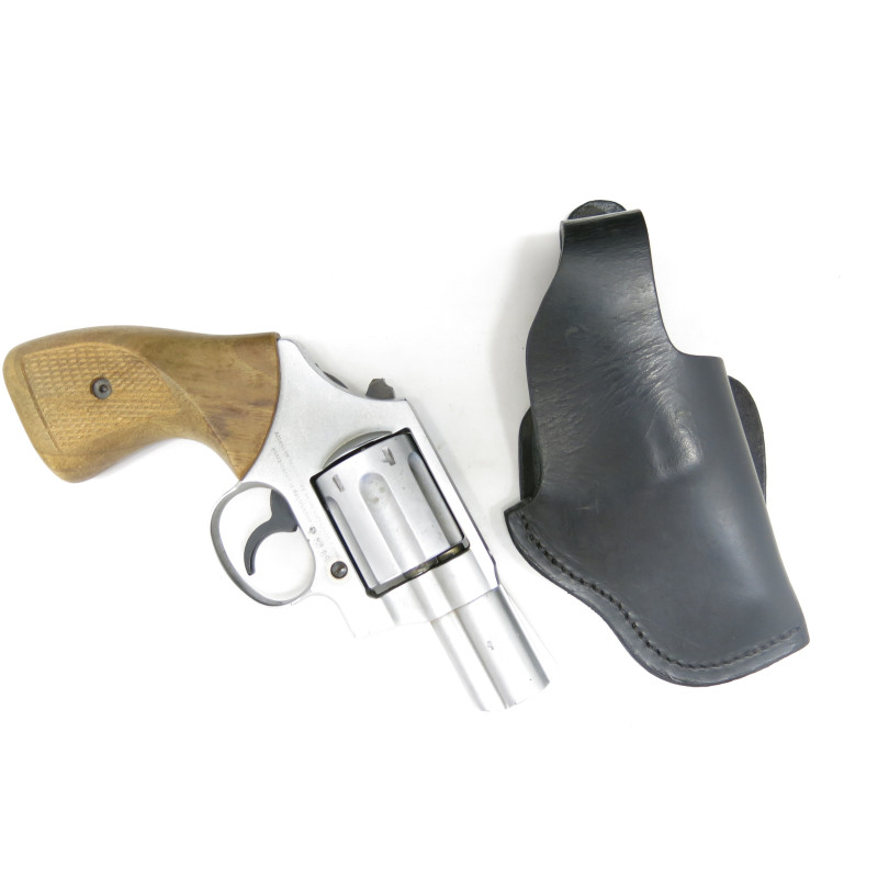Etui cuir SPJ pour  revolver 2 pouces  ref  60