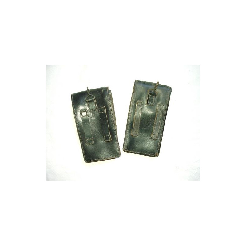 Paire de Porte chargeur cuir PM Mas 38