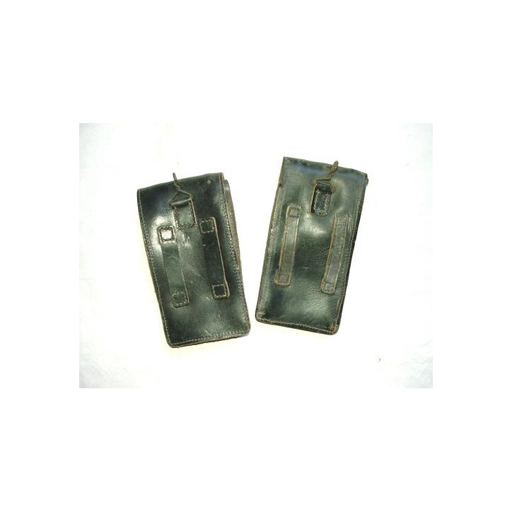Paire de Porte chargeur cuir PM Mas 38 couleur noire