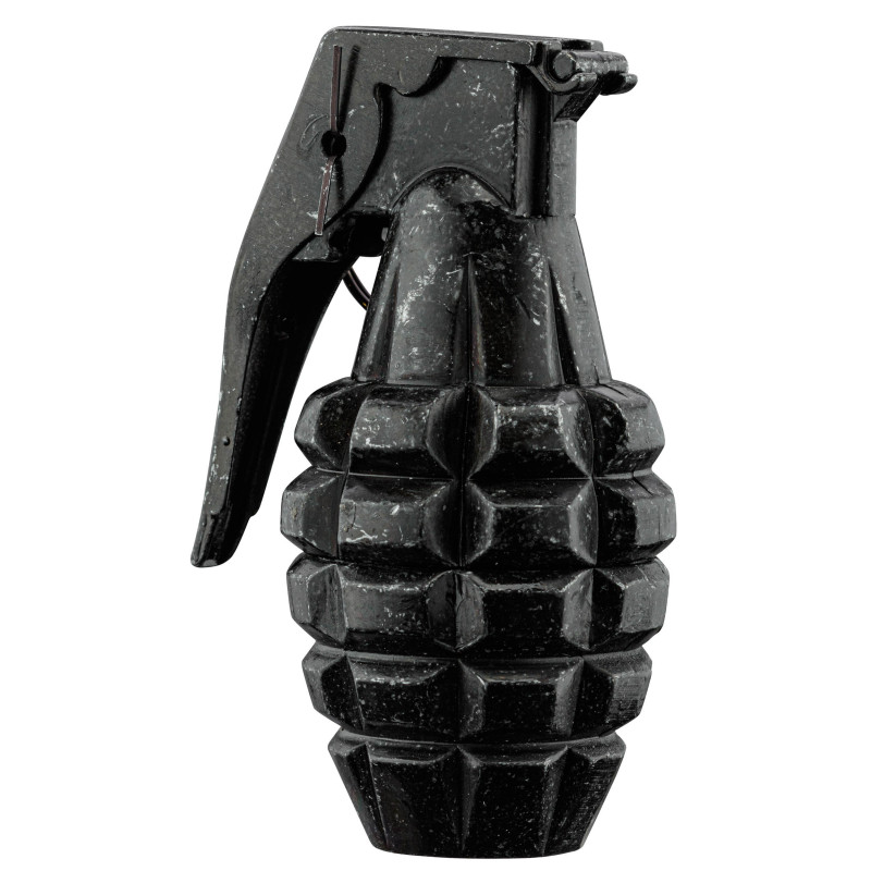 Grenade US MK2 noire en métal reproduction Grenade US MK2 noire en métal reproduction