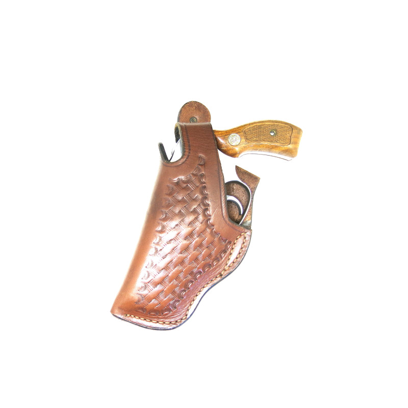 Etui cuir revolver 2 pouces  ref 260