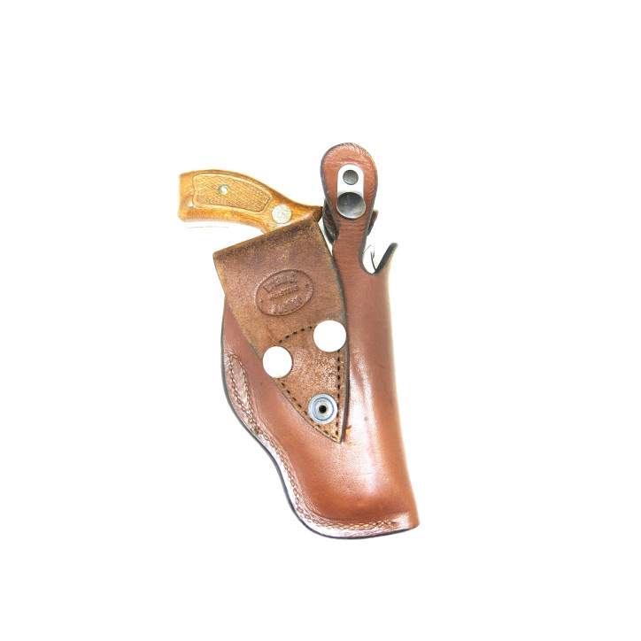 Etui cuir revolver 2 pouces  ref 260