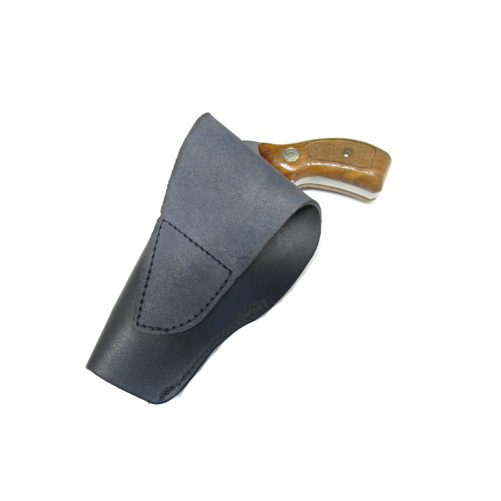 Etui cuir revolver 2 pouces  ref 220