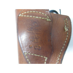 Etui cuir revolver 2 pouces  ref 20