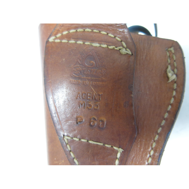 Etui cuir revolver 2 pouces  ref  20