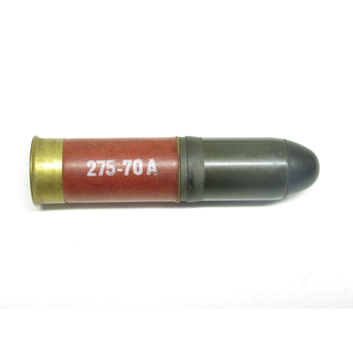 Projectile d'exercice 20 mm 50 à trace lumineuse pour tube réducteur  inerte