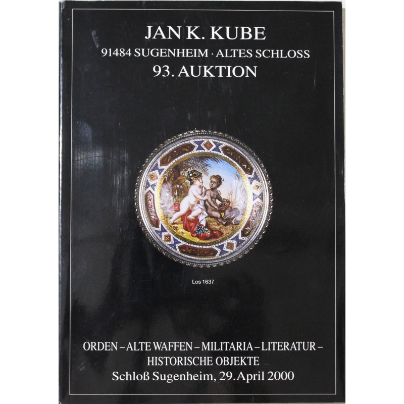 Jan K. Kube (91484 Sugenheim - Altes Schloss) 93. Auktion