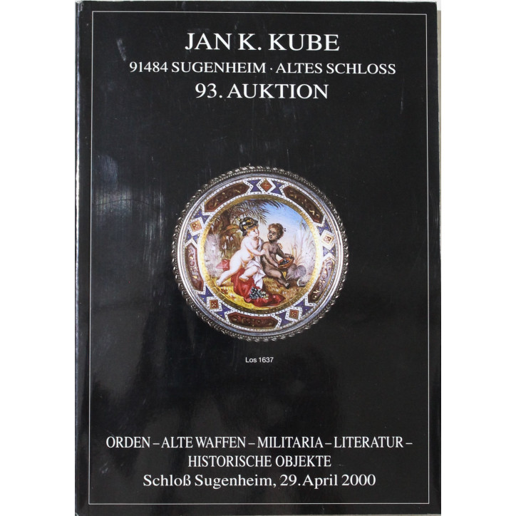 Jan K. Kube (91484 Sugenheim - Altes Schloss) 93. Auktion