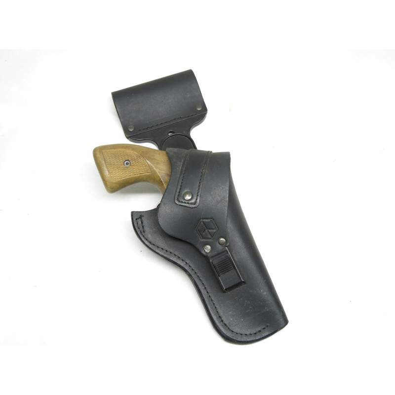 Etui cuir  revolver 4 pouces ref 20