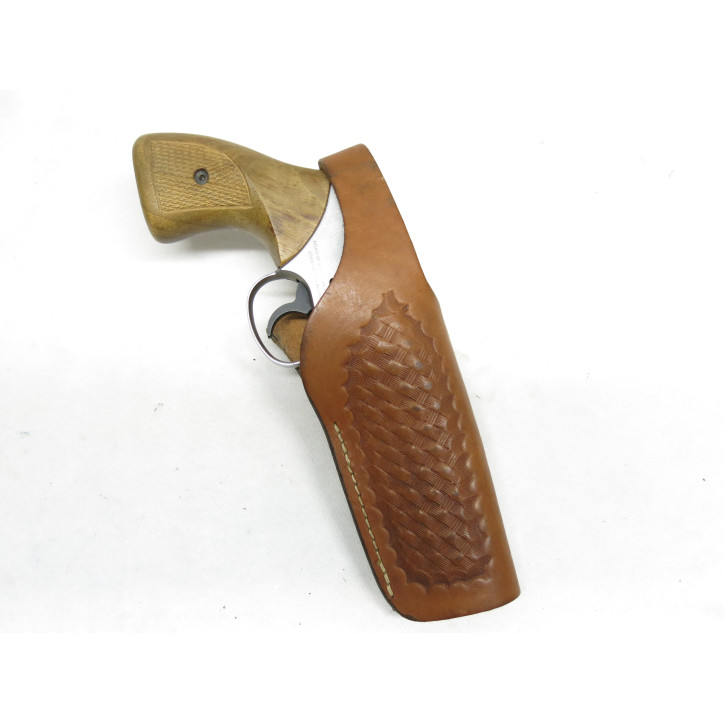 Etui cuir revolver 4 pouces ref 60