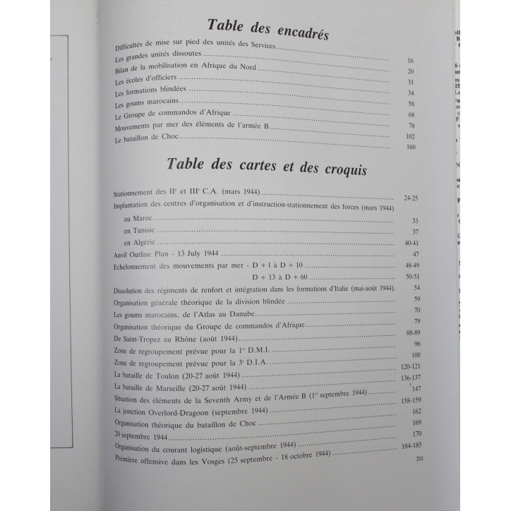 Livre L'armée de la victoire Tome III : De la provence à l'alsace 1944