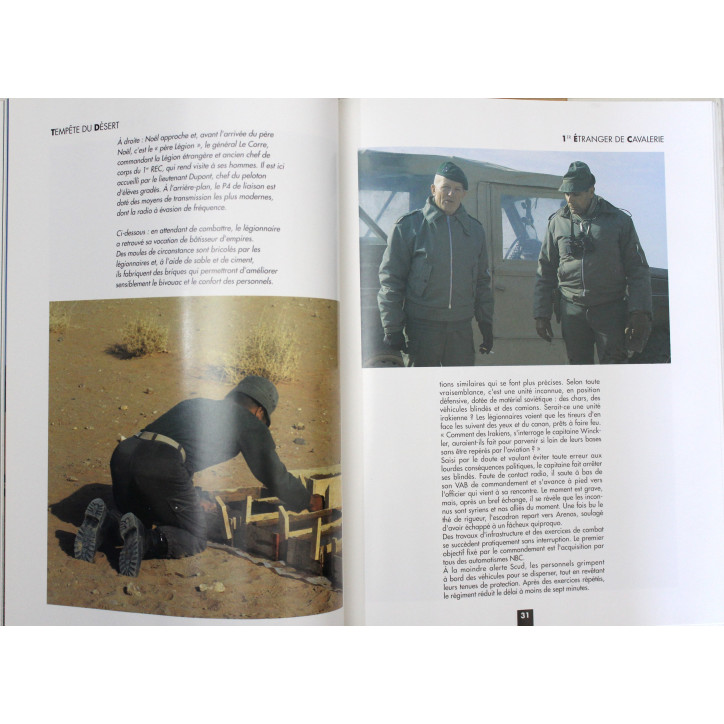 La Légion. Une légende en marche. 1er Etranger de cavalerie. Tempête du désert.