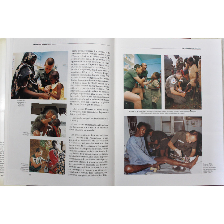 Livre Soldats de l'espoir : l'action Humanitaire des armées