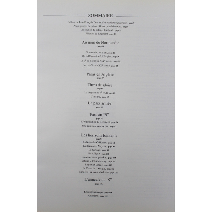 Livre 9e Regiment de Chasseurs Parachutistes : de Souk-Ahras à Sarajévo
