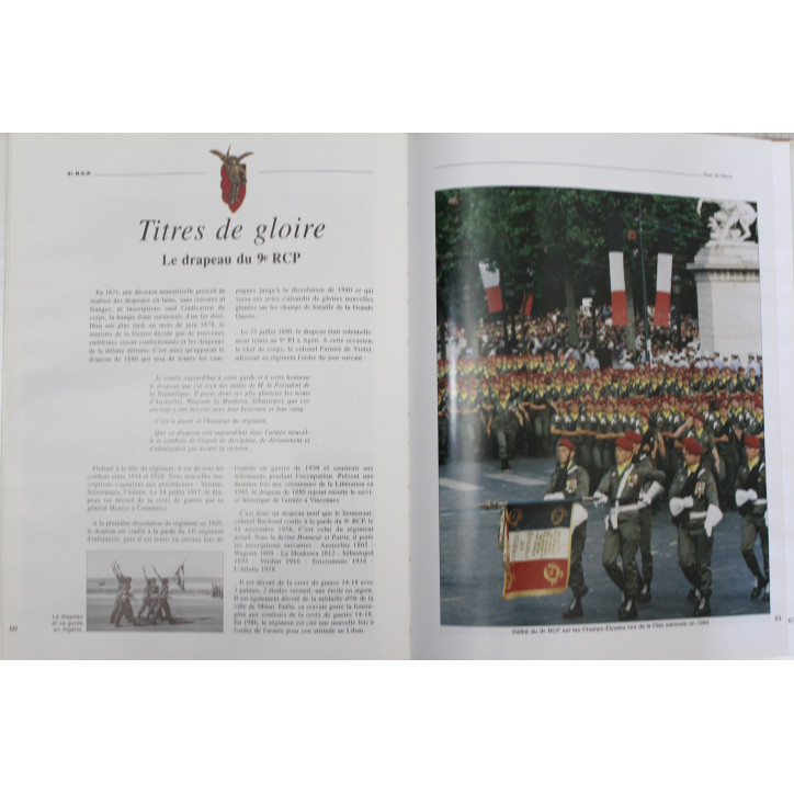 Livre 9e Regiment de Chasseurs Parachutistes : de Souk-Ahras à Sarajévo