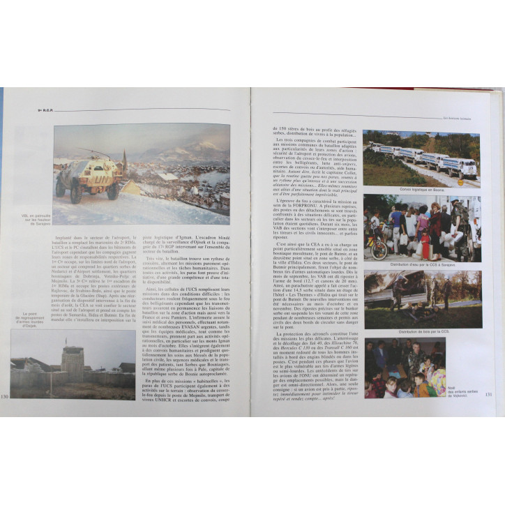 Livre 9e Regiment de Chasseurs Parachutistes : de Souk-Ahras à Sarajévo