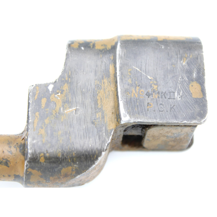 Baïonnette clou Enfield MkII No 4 originale et son fourreau  P.S.K